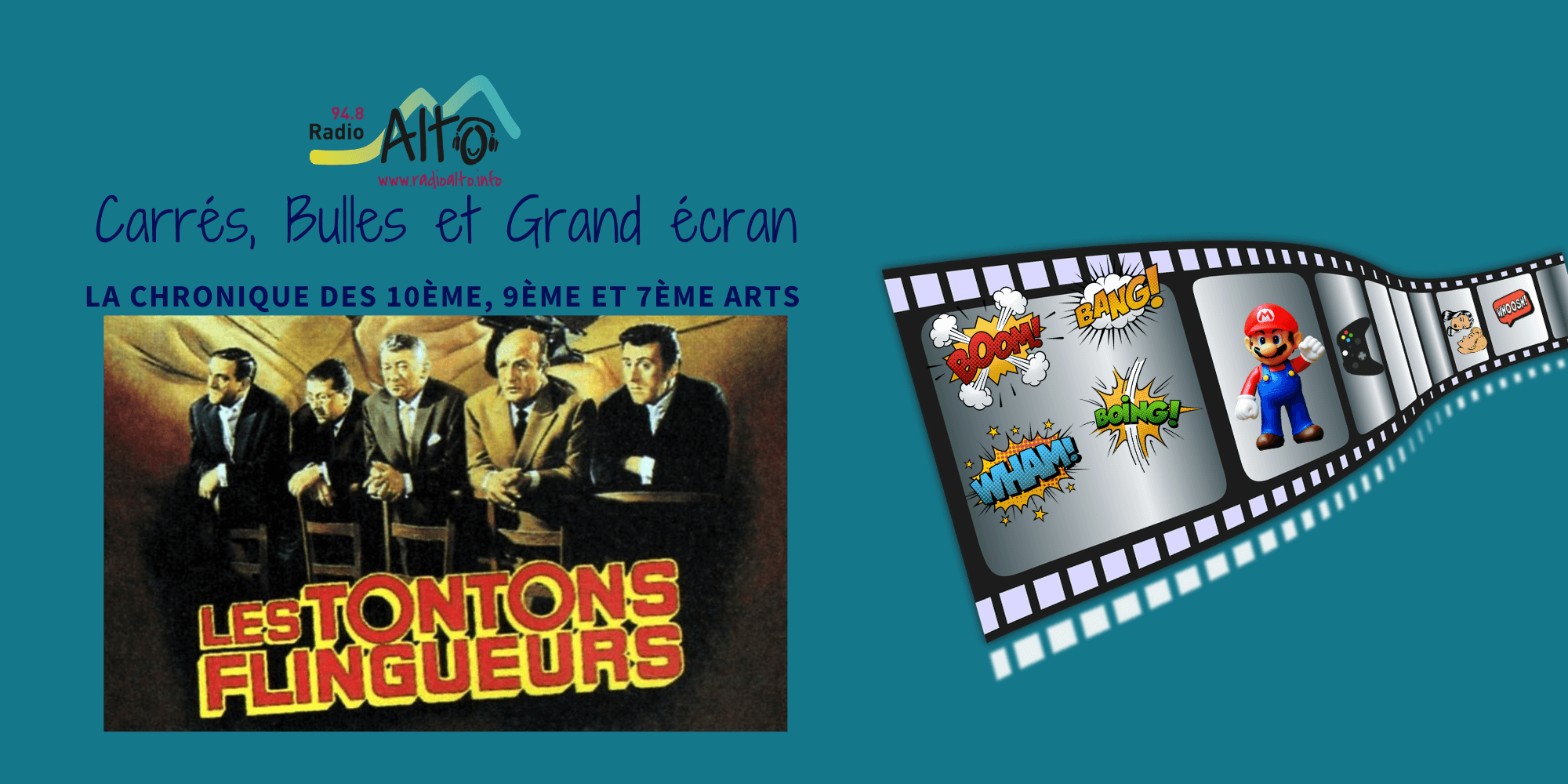 Les Tontons Flingueurs – Carrés, Bulles et Grand Écran