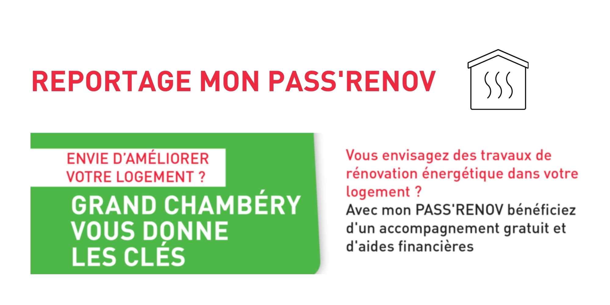 Mon PASS&rsquo;RENOV de Grand Chambéry