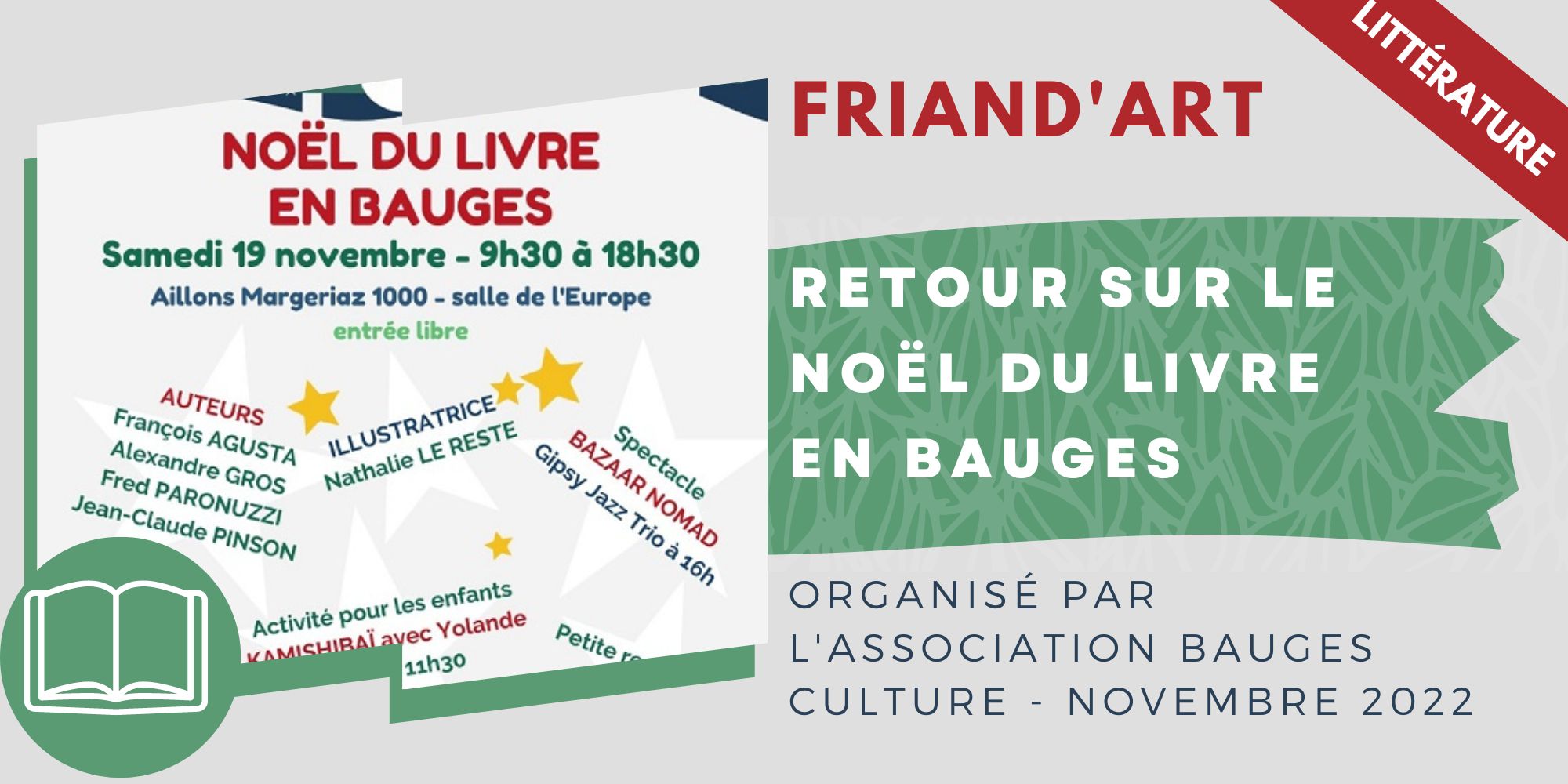 Noël du livre en Bauges 2022